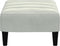 vidaXL - Voetenbank - 77x55x31 - cm - fluweel - lichtgrijs