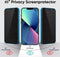 Podec iPhone 13 - Privacy Screenprotector en Camera Lens Protector - Gehard Beschermglas - (2 stuks)