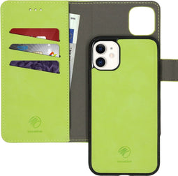 iMoshion Hoesje Geschikt voor iPhone 11 Hoesje Met Pasjeshouder - iMoshion Uitneembare 2-in-1 Luxe Bookcase - Groen