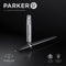 Parker 51 vulpen | zwarte behuizing met chromen trim | medium punt met zwarte inktpatroon | geschenkverpakking