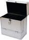 Vinyl LP Koffer - Platenkoffer - 40 LPs - Zilver Aluminium