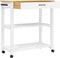 vidaXL - Keukentrolley - MONZA - 84x40x90 - cm - massief - grenenhout