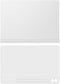 Samsung Galaxy Tab S9+ - Smart Book Cover - Liggend en staand te gebruiken - Wit