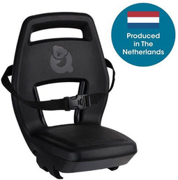 Qibbel Junior 6+ - Fietsstoeltje Achter - Quick Connect - Longtail edition - Midnight Black