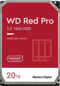Western Digital Red Pro - NAS Hard Drive - Vaste schijf - 20 TB