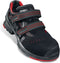 uvex 1 8536241 Veiligheidsandalen ESD S1P Schoenmaat (EU): 41 Rood/zwart 1 paar
