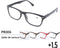 Glasses Comfe PR006 +1.5 Reading