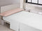 Kussensloop Happy Home MIX COLORS Roze Bed van 180/200 144 Draden 45 x 100 cm (2 Stuks)