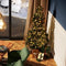 tectake - Set van 100 kerstballen - Goud - Mat glanzend glimmend (100 stuks)