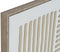 Schilderij Home ESPRIT Wit Beige Scandinavisch 83 x 4,5 x 83 cm (2 Stuks)