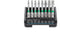 Hazet 2304SH-13 - Bitset 8-delig - Binnen T-profiel - Zeskant 6,3 (1/4 inch)