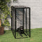 vidaXL - Hondenkennel - 10 - panelen - 50 - x - 100 - cm - gepoedercoat - staal - zwart