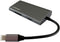 LC-Power LC-HUB-C-MULTI-5 - USB Hub - 1x Ethernet 1Gbps 1x HDMI 3x USB 3.2 type-C - Zwart
