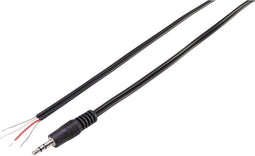 TRU COMPONENTS 93038c442 Jackplug 3.5 mm Jackplug male 3,5 mm - Open kabeleinde Stereo Inhoud: 1 stuk(s)