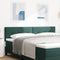 vidaXL - Hoofdbord - met - Knopen - Donkergroen - 180 - cm - Velvet
