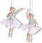 6.5 inch Resin Opalescent Ballerina Orn 2/Asstd 5,715x5,08x16,51 cm...