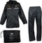Infinity Goods Regenpak - Unisex - 100% Waterdicht & Ademend - Zwart - Maat XS