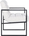 Richmond Stoel Lizzy White Bouclé / Black