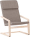 vidaXL Relaxstoel stof taupe