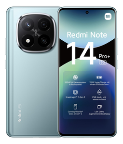 Xiaomi Redmi Note 14 Pro+ 5G - 12GB RAM - 512GB opslag - Blauw