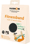 Fitness band zwart - strong 0,35 mm