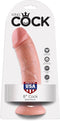 King Cock Realistische Dildo 8 Inch - beige