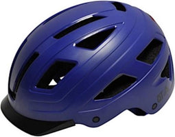 Qt Cycletech Fietshelm Urban Style Donkerblauw Maat 52-58 Cm