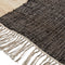 WOOOD Exclusive Lias Vloerkleed - Jute/Katoen -Zwart - 1x200x300