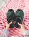 Emerald spa slippers