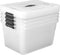Juskys - Opbergbox 30 L - 4-Delig - Kunststof - Wit