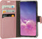 Mobiparts Galaxy S10e - Wallet Case - Saffiano motief - Roze