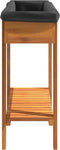 vidaXL - Plantenbak - verhoogd - 90x30x75 - cm - massief - acaciahout