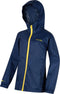 Regatta - Kids Pack It III Opvouwbaar Kinder Regenjack - Donker Blauw - Maat 158