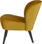 WOOOD Sara Fauteuil - Velvet - Oker - 59x71x70