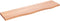 vidaXL - Wandschap - 80x20x2 - cm - behandeld - massief - eikenhout - lichtbruin