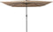 vidaXL - Vierkante - Tuinparasol - met - LED - Verlichting - 295x245 - cm - Taupe