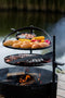 CookKing Multi-functionele Vuurschaal Montana X met Grillrooster 60 cm - Hoge Kwaliteit Staal - Handgemaakt in Europa