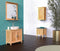 EISL BAMBOE WC-Set - Vrijstaande Bamboe Toiletaccessoire Set - Duurzaam - (B x H x D) ca. 30 x 82 x 21 cm
