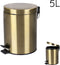 Differnz Pedaalemmer - Prullenbak 5 liter - Mat Goud