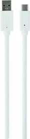 Gembird CCP-USB3-AMCM-6-W - USB-C naar USB-A kabel - USB3.0 5 Gbit/s - Wit