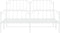 vidaXL - Bedframe - met - hoofd- - en - voeteneinde metaal - wit - 180x200 - cm