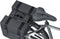 Basil Tour - Dubbele fietstas MIK - 28L waterdicht zwart - ton-sur-ton reflectie
