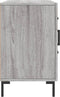 vidaXL - Dressoir - 100x36x60 - cm - bewerkt - hout - grijs - sonoma - eikenkleurig