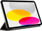 Apple iPad Air 5 10.9 (2022) Hoes - Spigen - Liquid Air Serie - Kunstlederen Bookcase - Zwart - Hoes Geschikt Voor Apple iPad Air 5 10.9 (2022)