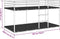 vidaXL - Stapelbed - zonder - matras - 100x190 - cm - staal - wit