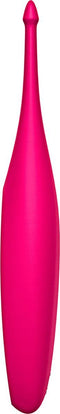 Satisfyer, oplegvibrator, tip vibrator, 'Twirling Fun', 17,5 cm, waterdicht, oplaadbaar, lichaamsvriendelijke siliconen