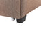 ROCHELLE - Bed opbergruimte - Bruin - 140 x 200 cm - Polyester