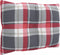 vidaXL - Palletkussens - 3 - st - ruitpatroon - stof - rood