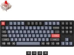Keychron K8 Pro - Draadloos Mechanisch Toetsenbord - QMK/VIA RGB Backlight Gateron Red Qwerty US
