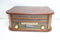 Lenco Classic Phono TCD‑3571 - Houten retro muzieksysteem - DAB+ BT CD cassette USB - Zilver